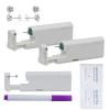 Refesta 2Pcs Ear Piercing Kit, Automatic Ear Piercing Gun Disposable Aseptic Household Ear Piercing Gun Tools with Built-in 4mm Hypoallergenic Ear Studs view 1