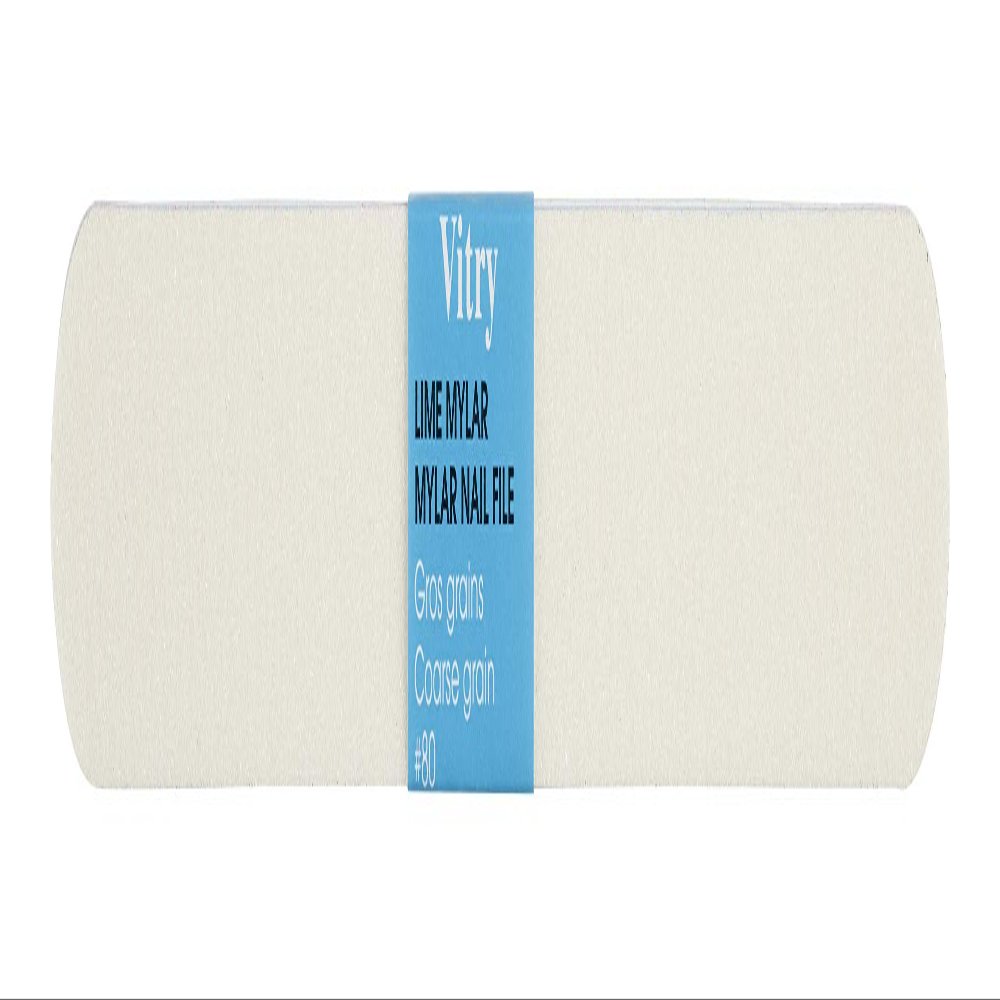Vitry Mylar Nail File White Grits #80
