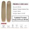 YIBANG 30inch Long Straight Drawstring Ponytail Synthetic High Puff Ponytail Hair Pieces With Comb Clip in Straight Ombre Blond in Hair Extensions Smooth &Soft(MT27/613) view 4