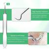 5PCS Blackhead Remover Comedone Extractor, Curved Blackhead Tweezers Kit, Professional Stainless Pimple Acne Blemish Removal Tools Kit for Manual view 3