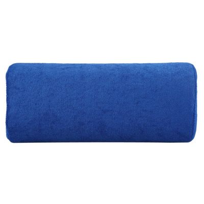 ANGGREK 10 Colors Salon Hand Cushion Pillow Arm Rest Detachable Washable Soft Nail Art Pillow Half Column Cushion Pillow Hand Holder Nail Pillows Manicure Tool (Royal Blue)