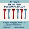 6 pack Bikini Razors For the Perfect Brazilian Shave view 2