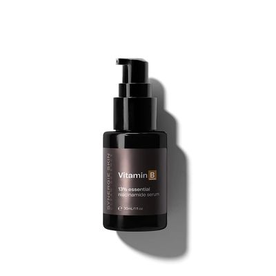 Synergie Skin  Vitamin B, Face and Eye Serum with Vitamin B5, 13% Niacinamide, Pore Minimizer, Reduces Fine Lines and Wrinkles, Serum for Uneven Skin Tone, 30 ml