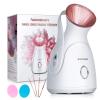 Facial Steamer, Amconsure Nano Ionic Face Steamer for Home, 100ML Warm Mist Humidifier for Women Moisturizing, Unclogs Pores-Bonus Stainless Steel Skin Kit and 2 Face Scrubbers view 1