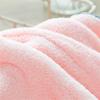 RemeeHi Hair Towel Wrap 65x25cm Microfiber Head Drying Towels Quick Dry Hat with Button Shower Wrapped Cap 2 Pack Light Purple + Light Pink view 3