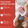 Rinse Bath & Body Peppofoot Peppermint Foot Scrub - Handmade Exfoliating Tea Tree Oil Cooling Foot Scrub w/Peppermint Essential Oil | Shea Butter & Avocado Oil | Cleansing & Refreshing| Natural | 4oz view 3
