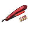 AAProTools Treet Carbon Steel Double Edge Razor Blades, 20 blades (2x10) & Straight Cut throat Razors Barber view 1