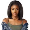 Sensationnel Curls Kinksandco Half Wig - Top Babe Instant Weave Drawstring Cap for Natural 3C to 4C Hair Textures (1B OFFBLACK) view 1