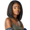 Sensationnel Curls Kinksandco Half Wig - Top Babe Instant Weave Drawstring Cap for Natural 3C to 4C Hair Textures (1B OFFBLACK) view 4