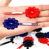 Tara Girls Self Hinge Plastic Bow Hair Barrettes Selection Pack Of 2 (BR83) view 4