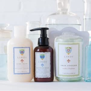 Lindi Skin Complete Radiation Skincare Collection That Includes Soothing Balm, Cooler Roll, and Body Wash - Relieves Painful Effects of Radiation Burn - Dermatologist & Allergy Tested Products