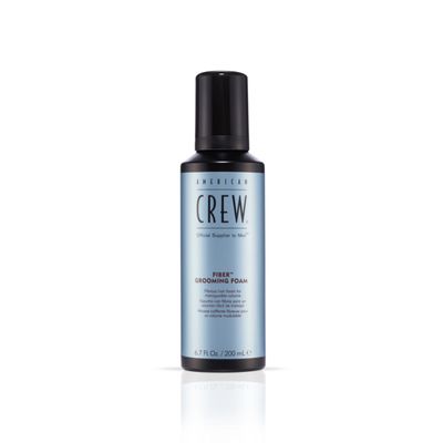 American Crew Men's Hair Fiber Grooming Foam, Like Hair Gel, Gift for Him, 6.7 Fl Oz
