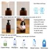 2 Pack Foaming Soap Dispenser 15oz Refillable Foam Liquid Hand Soap Empty Plastic Pump Bottle Container for Bathroom Vanities, Kitchen Sink, Hospital, Clinic, Amber Brown 450ml view 3