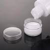 100 Count Refillable Sample Containers with Lids Cosmetic Jars 15 Gram Empty Cream Jars Leak Proof Makeup Containers for Traveling - Clear view 3