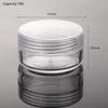 100 Count 10g Sample Jars with Lids Makeup Jars Plastic Lip Scrub Containers TSA Approved Cosmetic Containers for Traveling - Clear view 2
