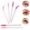 100Pcs Disposable Mascara Wands by WerkaSi, Eyelash Mascara Brushes Crystal Rod Eyebrow Eyelash Brushes view 4