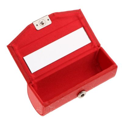 Inzopo Lipstick Holder Lipstick Case with Mirror and Lock Closure, Exquisit, Press