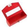 Inzopo Lipstick Holder Lipstick Case with Mirror and Lock Closure, Exquisit, Press view 1