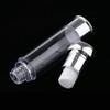 Inzopo 1Pc 10/15/20/30/ML Airless Pump Bottle- Empty Refillable Silver Airless Vacuum Pump Cream Lotion Make Up Bottle Travel Bottles Liquid Container - 15ml view 2