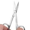 Inzopo Stainless Steel Pointed Tip Eyelash Trimmer Eyebrow Scissors view 2
