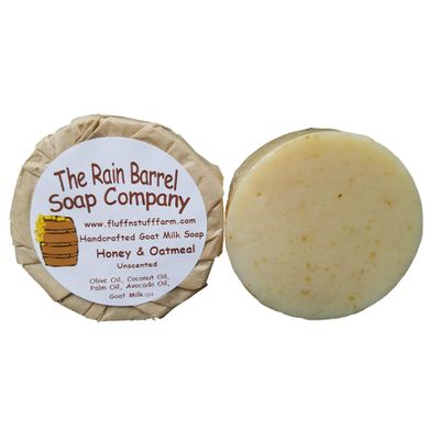 1 POUND OF SOAP The Rain Barrel Soap Company Honey & Oatmeal Goat Milk Soap Free Shipping