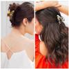 2Pcs Small Medium Hair Claw Clips for Women Tortoise Shell Claw Hair Clips for Thin Fine Medium Thick Hair view 2