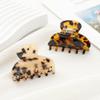 2Pcs Small Medium Hair Claw Clips for Women Tortoise Shell Claw Hair Clips for Thin Fine Medium Thick Hair view 3