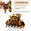 2Pcs Small Medium Hair Claw Clips for Women Tortoise Shell Claw Hair Clips for Thin Fine Medium Thick Hair view 4