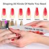 10 Pcs Rough Nail File 100/180 Grit, Heavy Duty Nail Files for Acrylic/Natural Nails, Emery Boards for Nails, Strong Finger Nail Filler, Coarse Nail File for Home and Salon Use view 2