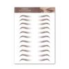 Aaiffey Hair-like Authentic Eyebrows 4D Brown Natural Tattoo Eyebrow Stickers Waterproof Imitation Ecological Lazy for Woman & Man Makeup Tool 9 Pcs view 1