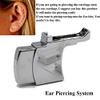 CHUANCI 2Pcs Ear Piercing Guns with 1PC Ear Piercing System Disposable Ear Piercing Gun Kit with Ear Stud Ear Piercer Safety Puncture Gun Unit Tool Professional Piercing Supply (Silver 4mm Full Moon) view 3