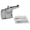 CHUANCI 2Pcs Ear Piercing Guns with 1PC Ear Piercing System Disposable Ear Piercing Gun Kit with Ear Stud Ear Piercer Safety Puncture Gun Unit Tool Professional Piercing Supply (Silver 4mm Full Moon) view 4