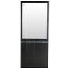 BarberPub Wall Mount Barber Station Makeup Mirrors Hair Styling Station Beauty Salon Spa Equipment 3016 (Black) view 2