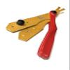 Cut Thraot Professsional Straight Edge Folding Razor Hair Trimming Shaving Folding Men's Red and Gold Razor view 4
