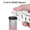 AhfuLife Stainless Steel Metal Hair & Beard Comb, Multifunctional Folding EDC Pocket Comb With Bottle Opener Fits In Keychain - Anti-Static Hair & Beard Care Comb Mustache Comb - Presented in Gift Box view 3