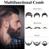 AhfuLife Stainless Steel Metal Hair & Beard Comb, Multifunctional Folding EDC Pocket Comb With Bottle Opener Fits In Keychain - Anti-Static Hair & Beard Care Comb Mustache Comb - Presented in Gift Box view 4