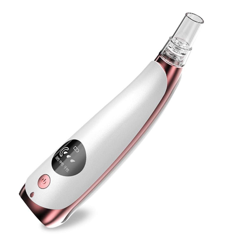 Electric Facial Vacuum Pore Cleaner Acne Blackhead Removal Extractor Machine USB Rechargeable Spot Cleaner Beauty Skin Care Tool,White with Box
