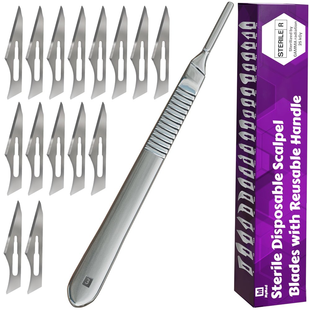 MyMed 11 Blades Dermaplane Razor for Women Face Razors for Women, Eye Brow Razors & Face Shaver