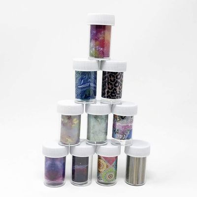 Magik 10 Pack 3 Feet Galaxy/Marble/Flower/Butterfly Nail Decal Nail Art Sticker Decor US (20 Pack)