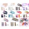 Magik 10 Pack 3 Feet Galaxy/Marble/Flower/Butterfly Nail Decal Nail Art Sticker Decor US (20 Pack) view 4