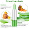 3 Pack Aloe Vera Lipstick,Long Lasting Nutritious Tinted Lip Balm Natural Moisturizer Magic Temperature Color Change Lip Gloss view 2