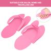 Cimenn 12 Pairs Disposable Lightweight Spa Pedicure Slippers Flip-Flops 42 for Nail Art Salon Home Travelling, Hotel (34 * 20 * 7cm-Pink) view 3