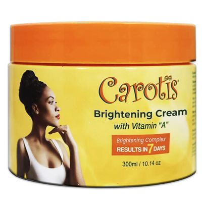 CAROTS, Skin Brightening Cream 300ml / 10.14fl oz 7 Day Night Cream for Uneven Skin Tone, with Vitamin A