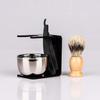 Barber Straight Razor Kit Durable Barber Straight Edge Razor Kit with 10 Double Edge Straight Razor Blades,Shaving Bowl and Stand,Shaving Brush with Wood Handle,Shaving Kit for Men view 3