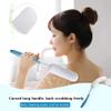 MagiDeal Vinyl Quote Me Long Anti-Slip Curve Handled Bath Body Brush, Easy Reach for Seniors, Suitable for Elderly/Pregnant Aid Bathing & Shower, Blue, 15.35" view 3