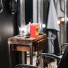 Blade Dispenser Case Razor Blade Disposal Case Barber Shop Storage Bank Container for Used Red view 4