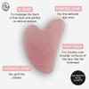 Mount Lai Rose Quartz Gua Sha Facial Tool  The Stone of Graceful Radiance  100% Genuine Rose Quartz Stone Face Sculpting Tool for Lymphatic Drainage, Puffiness Reduction & Graceful Beauty view 4