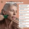 Mount Lai Jade Gua Sha Facial Tool  The Stone of Eternal Youth  100% Genuine Jade Stone Face Sculpting Tool for Lymphatic Drainage, Puffiness Reduction & Timeless Radiance view 3