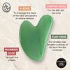 Mount Lai Jade Gua Sha Facial Tool  The Stone of Eternal Youth  100% Genuine Jade Stone Face Sculpting Tool for Lymphatic Drainage, Puffiness Reduction & Timeless Radiance view 4