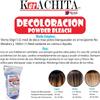 Professional Lightener for Hair Highlights, Bleaching, Highlighting, Balayage Kerachita Powder Bleach Blue Deco-Max, Decoloracion Azul en Polvo 1.10 Lb (500gr) Made in USA view 3